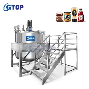 Top Quality Automatic Batching Control System Kettle Mistura Preservação De Calor Agitando Tanque De Mistura Para Reação