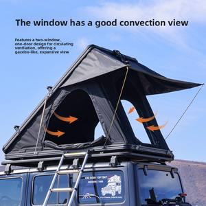 Tienda de techo rígido para camioneta Great Wall Cannon Tienda de campaña universal para automóvil Impermeable Oxford Four-Season Triple - Product Image 4