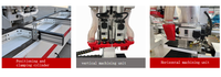 Machine à percer les trous de serrure CNC simple KAISE 380V, garantie 1 an, facile à utiliser pour le traitement des serrures de porte, des charnières et des ferme-portes