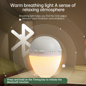 Mini máquina de sonido blanca portátil Relajación natural y ayuda para dormir para bebés Canciones relajantes Uso doméstico - Product Image 4