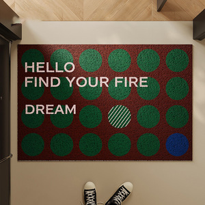 Alfombra de Entrada Rectangular Estilo Americano con Diseño de Lunares, Antideslizante, de Seda, Fácil de Limpiar y Resistente al Desgaste - Product Image 5