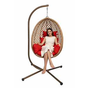Vente en gros de meubles d'intérieur et d'extérieur design personnalisé, panier à œufs pliable de haute qualité, chaise suspendue pour jardin, patio, balançoire et balcon - Product Image 1