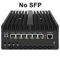 Mini PC Firewall Sólido de 14ª Generación Ultra 7 155H 4x/2x 10G SFP 6*2.5G LAN In-tel VPro Thunder-bolt 4 2xNVMe Servidor Doméstico Proxmox