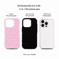 Coque de téléphone iPhone 17, iPhone 16 Plus, 15, 14 rigide, best-seller, simple, rose à pois, film magnétique deux-en-un