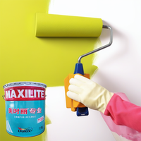 Peinture à l'émulsion latex professionnelle pour décoration d'ingénierie, arts décoratifs, revêtement mural intérieur
