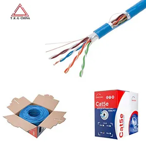 RJ45计算机网络电缆局域网互联网电缆以太网电缆 (25英尺) Cat6 / Cat5e/Cat5标准，550MHz，10Gbps