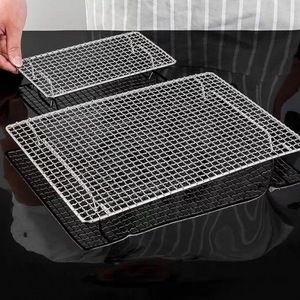 Grille de barbecue rectangulaire en acier inoxydable de qualité alimentaire, robuste, pour usage commercial et domestique, accessoire de remplacement pour la cuisson - Product Image 4