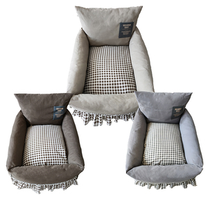 China lujo redondo mascota perro rectángulo <span class=keywords><strong>cama</strong></span> a prueba <span class=keywords><strong>de</strong></span> insectos gato acurrucarse <span class=keywords><strong>cama</strong></span> con ropa <span class=keywords><strong>de</strong></span> <span class=keywords><strong>cama</strong></span> <span class=keywords><strong>para</strong></span> perros pequeños medianos y grandes - Product Image 6