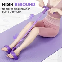 MERRYBODY PVC/PC Peralatan Olahraga Ramah Lingkungan Berkualitas Tinggi Aksesoris Yoga Fitness Pilates Alat Bantu Tarik Duduk Resistance Band