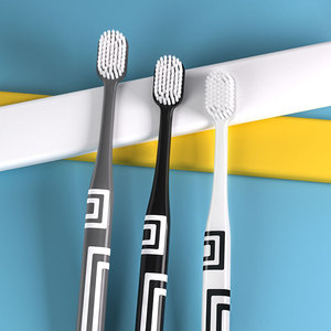 Brosse à dents Banner pour adultes, tête large, poils souples, nettoyage manuel, soin des gencives - Product Image 2
