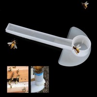 Abreuvoir en plastique blanc en forme de bec de canard pour apiculture, neuf, léger