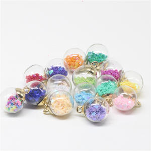 Kristal Bintang Lima Bola Kaca Liontin Grosir Diy 16Mm Kaca Pesona Liontin untuk Anting Kalung Membuat Perhiasan - Product Image 2