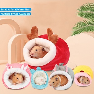 Tempat Tidur Hewan Peliharaan Kecil dari Katun untuk Musim Dingin, Tempat Tidur Gantung Lucu untuk Marmut, Tikus, Hamster, dan Hewan Kecil Lainnya - Product Image 1