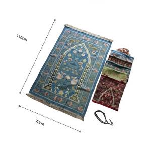 Bolsa portátil con diseño de encaje de chenilla, nueva alfombrilla, combinada con 99 cuentas de oración - Product Image 1
