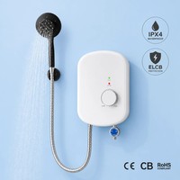 Nouveau chauffe-eau électrique sans réservoir 2026, mini, à commande par bouton - Chauffe-eau de douche pour salle de bain