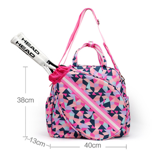 Zaino da Tennis trapuntato di lusso personalizzato da <span class=keywords><strong>donna</strong></span> bianco <span class=keywords><strong>palestra</strong></span> Badminton Pickleball racchetta da racchetta <span class=keywords><strong>accessori</strong></span> - Product Image 3