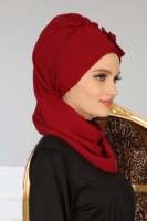 MOTIVE FORCE Style moderne Mode Turban Bandeau Bonnets Logo personnalisé Hijab en jersey de coton instantané de qualité supérieure