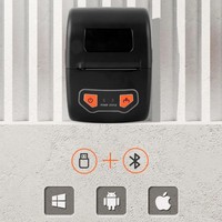 Android IOS nirkabel portabel, Printer termal kuitansi ponsel 58mm Pos Mini gigi biru