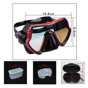Masque de plongée en apnée encadré, verre trempé de 4,0 mm, anti-buée, étanche, durable, réglable pour adultes, sports nautiques - Product Image 5