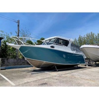 Bateaux de pêche en aluminium de luxe avec cuisine, style yacht, à vendre en Thaïlande - 7,5 m / 25 pieds, modèle Deep V Gospel