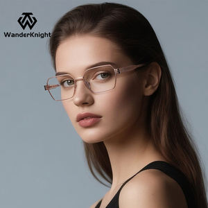 Monturas de Gafas Metálicas para Mujer, Nuevo Diseño, Venta al por Mayor, 3161, Moda, Lujo, Alta Calidad, Ópticas, TR90, Anti-Luz Azul - Product Image 1
