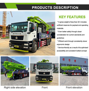 Pompe à béton automatique ZLIN5320THB avec flèche de 40 m, camion pompe à béton à prix compétitif à vendre - Product Image 6