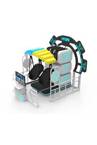 <span class=keywords><strong>Simulateur</strong></span> de vol VR à 2 places Colorful Park, machine d'arcade à monnayeur, jeu de vol en réalité virtuelle, équipement d'arcade VR - Product Image 3