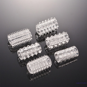 6PCS Manchon de pénis transparent réutilisable pour hommes, pour l'agrandissement de l'érection, retardateur, anneau pénien stimulant, pour couple adulte, dropshipping - Product Image 3
