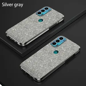 Funda de lujo con revestimiento de purpurina degradada para Motorola <span class=keywords><strong>Moto</strong></span> Edge 20 30 G9 G8 Power Play Plus funda trasera de silicona para mujer <span class=keywords><strong>G9play</strong></span> Edge20 - Product Image 2