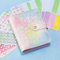 Vente en gros 6 anneaux A7 Budget classeur portefeuille mignon argent organisateur planificateur boucle classeur avec espèces enveloppes et autocollants
