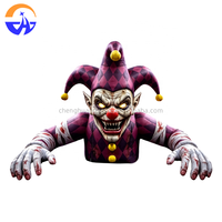 Décoration géante gonflable de clown monstre effrayant pour Halloween, idéale pour festival de musique, scène, événement, fête, carnaval, exposition en extérieur