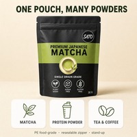 Sachet Doypack Recyclable Qualité Alimentaire en PE avec Fermeture Zip Refermable, Étanche à l'Humidité pour Aliments Bébé et Sucre, Personnalisable