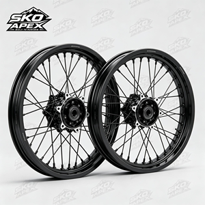Ensemble de roues <span class=keywords><strong>AX</strong></span> Sur-Ron Ultra Bee de 17 pouces, jantes usinées avec précision pour route et rue MT17-2.5 & MT17-3.5, construction durable - Product Image 5