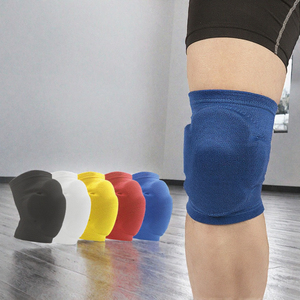 Genouillère de compression professionnelle stabilisatrice pour la course, le basketball et la prévention des blessures sportives, en Spandex et Nylon tricotés - Product Image 2