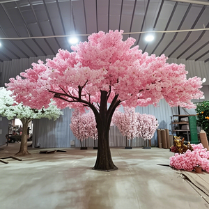 Nouveauté Grand Arbre à Fleurs, Cerisier du Japon Artificiel Entièrement Fleuri de 3,9 m de Haut et 6 m de Large pour Décoration - Product Image 4