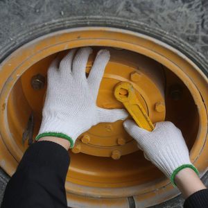 Guanti da Lavoro in Cotone a Basso Prezzo, Guanti di Sicurezza Bianchi per Riparazioni, Costruzioni, Magazzino, Giardinaggio, per Uomini e Donne - Product Image 6