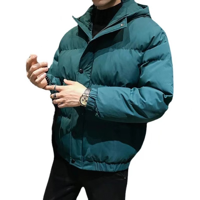 Hot Sale Men's Windproof Lightweight Puffer Jacket with Oversized Hood Custom Logo Formal Style for Winter