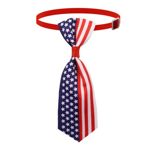 Nœuds papillon réglables pour chiens et chats, motif drapeau américain, pour la fête de l'Indépendance, accessoires de collier, couleurs assorties, style fantaisie - Product Image 4
