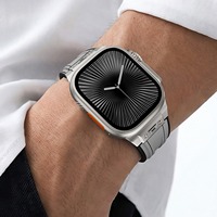 Bracelet de montre en silicone élastique bicolore FORWELLENY pour Apple S12 S11 10 49mm Iwatch Ultra, bracelet étanche
