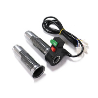 Poignée d'accélérateur 48V 60V 72V 3 vitesses avec klaxon, pièce de modification pour vélo électrique Harley Citycoco Scooter Moto E-Bike