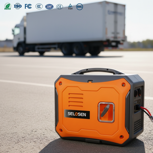 Générateur portable silencieux 12V avec certificat CE, générateur d'appoint à essence 24V DC pour climatiseur de camion - Product Image 2