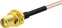 Lot de 2 câbles d'extension coaxiaux RG-316 de 2 pieds (60 cm) avec antenne SMA femelle vers SMA mâle, compatibles avec les routeurs 4G LTE et les SDR cellulaires