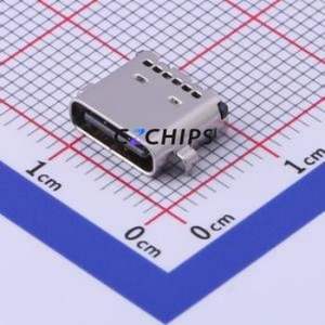 TYPE-C-31-M-27 USB Connector SMD Connector ( Connector Type: Type-C )( Gender: Female )( Mounting Type: Sink Board ) - Product Image 1