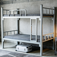 Cama Alta Metálica con Escritorio Integrado, Ahorra Espacio, Tamaño Completo, Estilo Litera, Nueva Tecnología