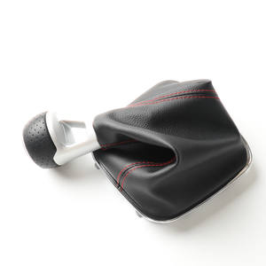 Pommeau de levier de vitesse en cuir pour Volkswagen Polo, conception ergonomique, transmission manuelle - Product Image 4