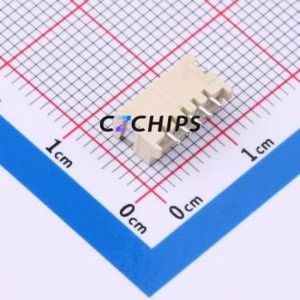 W1501120-5PW2431 Wire-to-Board Pin Header SMD,P=1.5mm,Horizontal Mount Connector 1x5P 1.5mm Horizontal Mount ZH - Product Image 2