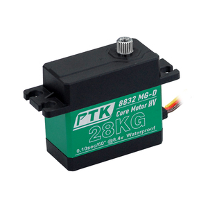 Ptk 8832 mg-D 28kg servo kỹ thuật số lập trình đầy đủ 180 ° nhà máy tự làm cho máy bay phản lực tuabin và máy bay cánh cố định - Product Image 1