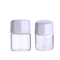 1ml Clair ambre Flacon De Verre Vide Avec Bouchon À Vis et Réducteur D'orifice