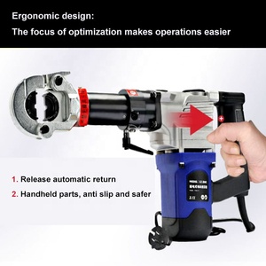 Outil de sertissage <span class=keywords><strong>hydraulique</strong></span> électrique portable multifonctionnel pour électriciens, <span class=keywords><strong>coupe</strong></span>-câbles pour bornes en cuivre et aluminium - Product Image 4