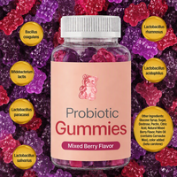 Gummies Probiotiques Bifidobacterium Lactis Fabricant OEM Prébiotique FOS Soutien Digestif Santé Intestinale